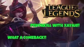 XAYAH PENTAKILL WITH THE NEW RUNES (INTENSE GAME!)