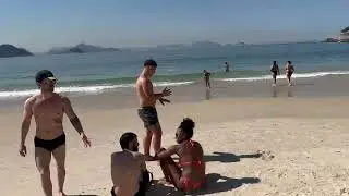 4K | ⛱️ LIVE 🔥 2000 GIRL IN LEBLON BEACH 😍 RIO DE JANEIRO 2024 👙 TOP COASTAL VIEWS