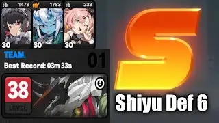 Shiyu Defense 6; lvl 30 team vs lvl 38 enemies - Zenless Zone Zero #zzz