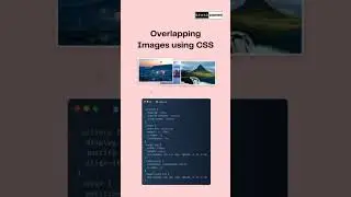 Overlapping Images Using CSS with Code #css #youtube #viral