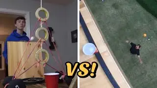 That's Amazing V.S. Dude perfect Part 2 | Ping pong Trickshots | Shotomatic