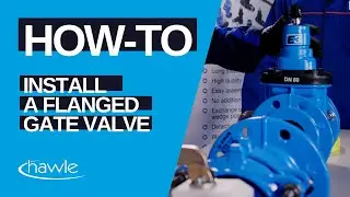 How to install a gate valve [Hawle E3]