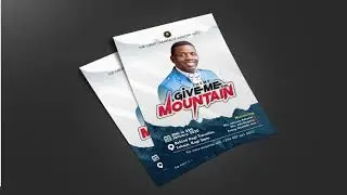 Church Flyer design with coreldraw