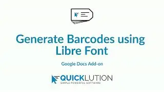 Merge Libre Barcodes using Quicklution's Avery Label Merge add-on