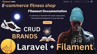 Laravel 11 Filament 3 Admin. Ecommerce. Source Code. Lesson 16. Brands CRUD. Image Crop, Resize