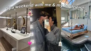 SPEND THE WEEKEND WITH ME AND MY BOYFRIEND! | Spa Vlog! | Sophie Clough
