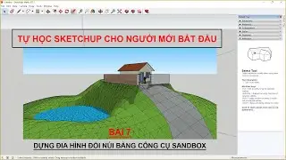 HOW TO CREATE TERRAIN IN SKETCHUP WITH SANDBOX TOOL