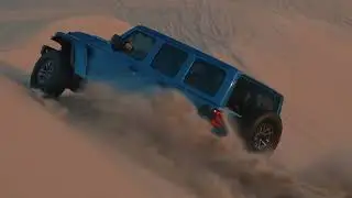 Jeep Wrangler Day event Sealine Doha Qatar