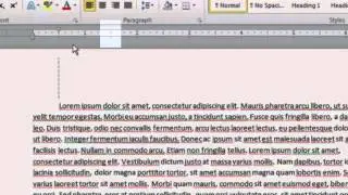 Quick Tip: How to Indent from the Ruler in Microsoft Word