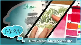 NEW Masking Fluid & Schmincke Shire Review.