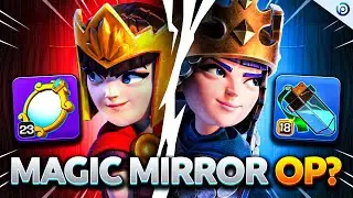 Is MAGIC MIRROR or INVIS VIAL Stronger with Archer Queen?! Clash of Clans Hero Equipment Guide