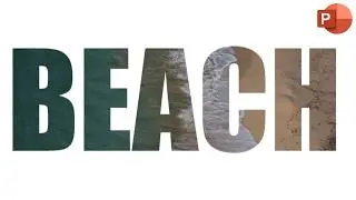 Create Amazing Video Text Effect in PowerPoint | Easy Tutorial