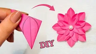 Easy and Beautiful Paper Flower Making Idea | How to make Paper Flower | DIY Paper Crafts #crafting