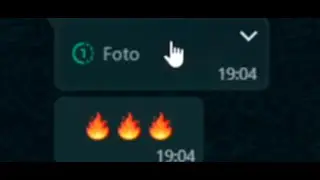 Quando ela te manda uma foto temporária..