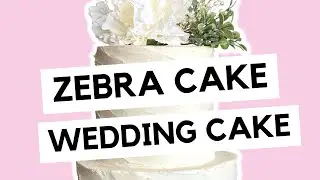 Make a Wedding Cake out of Zebra Cakes