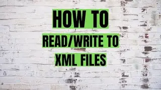 Reading/Writing to XML file in Visual Studio 2022