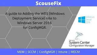 Server 2016 - Add WDS Role