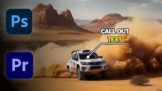 EVERY BEGINNER CAN CREATE THIS CALL OUT TEXT | PHOTOSHOP + PREMIERE PRO