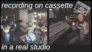 Recording lofi garage rock on a 1980s 4-track cassette tape machine | TASCAM portastudio