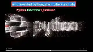 #who invented python🐍when,where & why❓ #why ,why,why❔#shorts