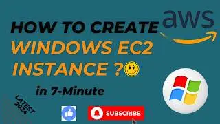 How to create WINDOWS SERVER on EC2 Instance