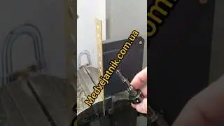 How to open a cross lock Medvejatnik.com.ua