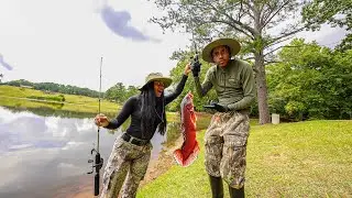 Vee & Kiya Go Fishing ..