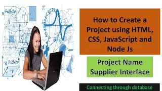 Page Creation using Node Js, html, css and javascript