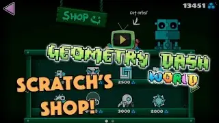 Geometry Dash World - 500 Diamonds & Scratch's Secret Shop!