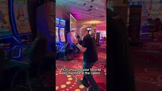 When You Find Your Favorite Slot Machine At The Casino 😂