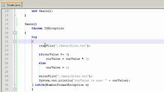Java tutorial 6 - java input out (io) file reader / writer PART TWO (of 2)