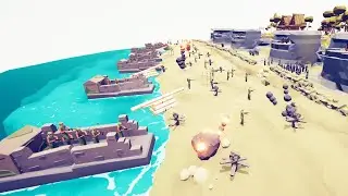 Normandy's Landing - D´ Day Map on TABS #totallyaccuratebattlesimulator #viral