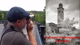 Infrared Photography and video tour of Salts Mill, converted Olympus EPL-1 digital camera,  pt.1
