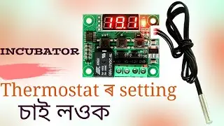 Incubator thermostat settings || egg hatching incubator thermostat settings