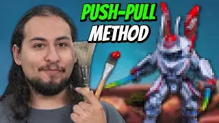 Painting My Best Mini Using the Push-Pull Method!