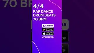 4-4 RAP DANCE DRUM BEATS 70 BPM 