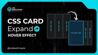 CSS Hover Expand Card | Smooth Hover Animation with HTML & CSS