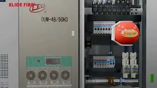 ELIDE FIRE® Ball Electrical Cabinet Fire Suppression Animation www.elidefire.com