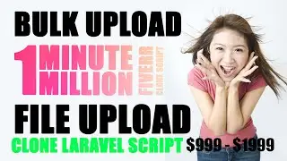 Laravel Excel Export/Import Bulk Upload Marketplace like Fiverr script