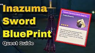 How to Get Inazuma Sword Blueprint | Genshin Impact