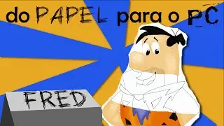 speedArt-Fred Flintstone - do papel para o pc