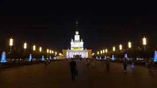 Evening walk around VDNH | Вечерняя прогулка по ВДНХ (26 Aug 2022)