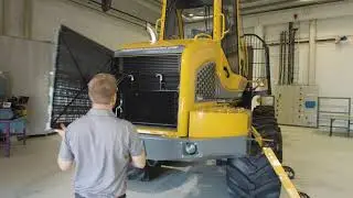 Sampo-Rosenlew FR28 forest machine walkaround