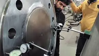 Capital Overhauling of 250 MW Steam Turbine Part -23/ Facial Runout of Rotor