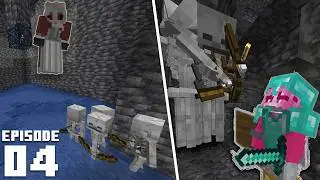 My Stalker Built An XP Farm With Me  - Minecraft Let's Play: 4