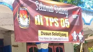 Pemungutan Suara Ulang (PSU) di TPS 05 Desa Maron, Kecamatan Loano, Purworejo.