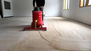 Ruwac Walk Behind Vacuum in Action