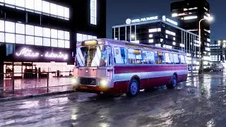 Retro bus | Night City Drive
