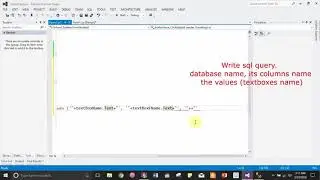 C# Tutorial 3  How to insert record into database on windows form