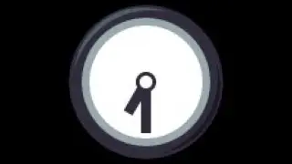 One hour countdown clock